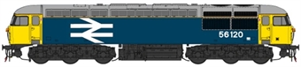 Class 56 56120 in BR large logo blue - Digital Fitted