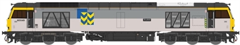 Class 60 60049 'Scafell' in Railfreight Metals sector triple grey - Digital Sound Fitted