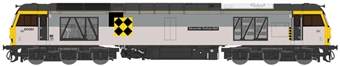 Class 60 60061 'Alexander Graham Bell' in Railfreight Coal sector triple grey - Digital Sound Fitted