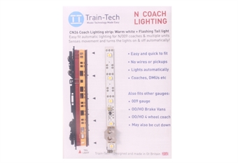 Automatic Coach Lighting - Warm White/Flashing Tail
