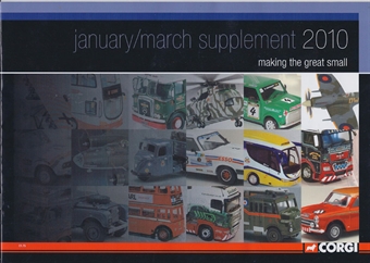 Corgi catalogue. January - March 2010 supplementary