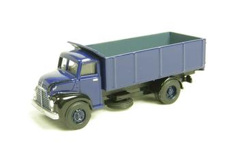 Leyland Comet bulk tipper in dark blue