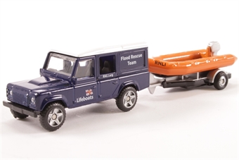 RNLI Land Rover & Lifeboat