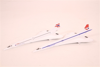 Concorde British Airways Heritage Collection - G-BOAA and G-BOAC