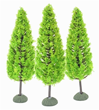 Spring pine trees - pack of 3