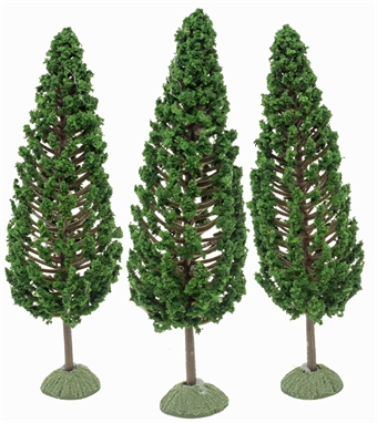 Autumn pine trees - pack of 3