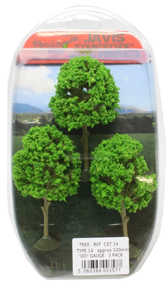 Trees - type 14 - 100mm - pack of three