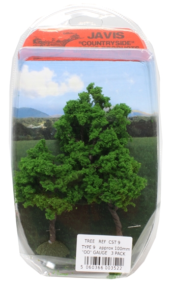 Trees - type 9 - 100mm - pack of three