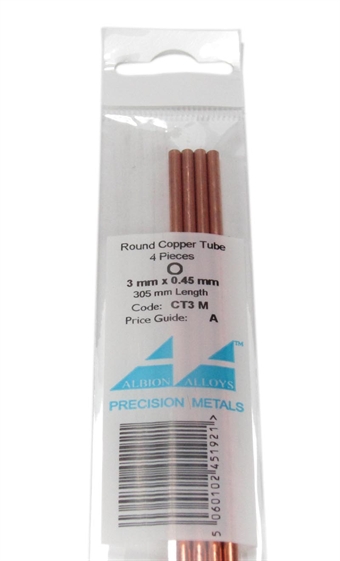3mm Copper Tube 
