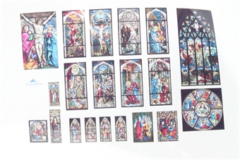 Stained Glass Window Sets for Scratch Builders