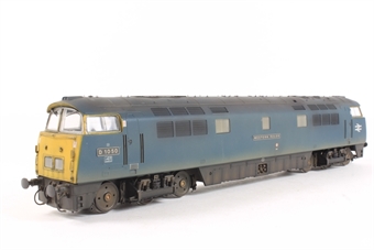 Class 52 D1050 'Western Ruler' in BR blue (weathered) - limited edition for Kernow Model Rail Centre
