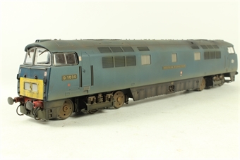Class 52 D1030 'Western Musketeer' in weathered BR blue (Kernow Exclusive)