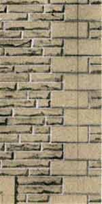 Building papers - Grey sandstone walling - Pack of six