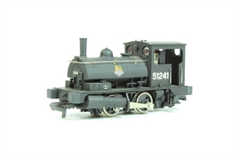 Class B7 Pug 0-4-0T 51241 in BR black with early emblem