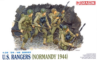 US Rangers with 4 'Pointe du Hoc' infantry in Normandy 1944