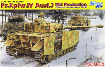 Pz.Kpfw.IV Ausf.J mid production with shurtzen August - September 1944 (Smart Kit) 