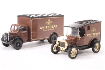 Whitbread Brewery gift Set - Bedford Pantechnicon and Ford Model T