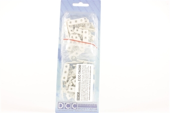 50 x 3 Terminal Tags for the DCC Power Bus