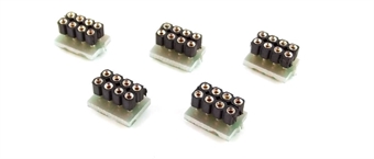 8 pin digital socket with board - NEM362 connector - pack of five