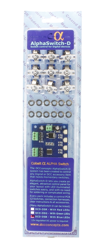 Cobalt Alpha Switch D Set Digital Devices (12 x Blue)