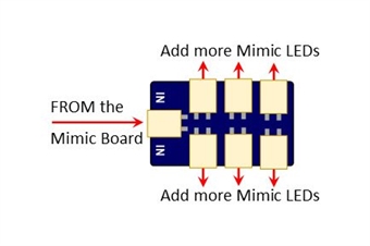 Multiple Mimic LED Connector - Pack of 3