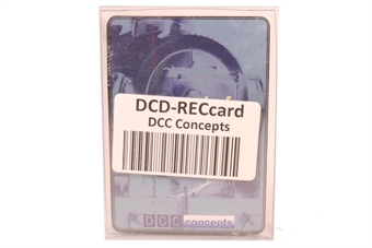 DCC Decoder CV settings record cards - pack of 52