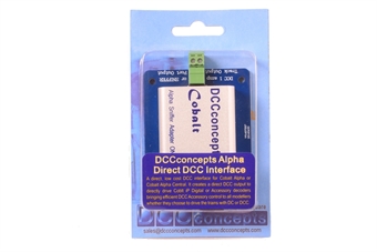 Cobalt Alpha DCC power bus driver and Sniffer Adapter