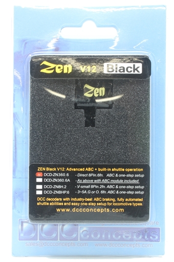 Zen Black - Universal 8-pin 6 function decoder