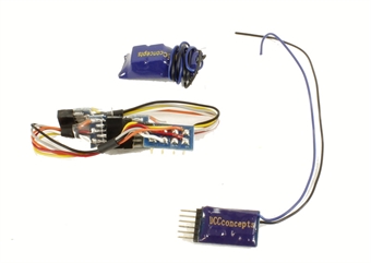 ZEN 6-pin -function 1.1A Decoder with Stay Alive and optional wired harness (13.5x8.5x3mm)