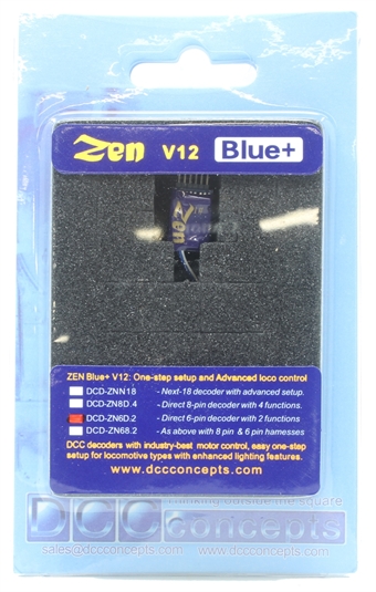Zen Blue+ 6-pin Direct 2 function decoder