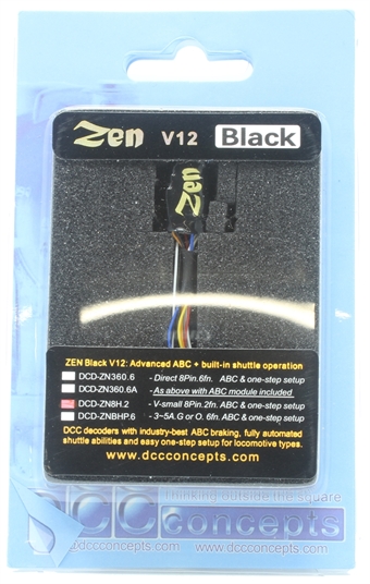 Zen Black - 8-pin super thin 2 function decoder with harness