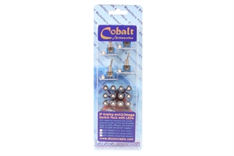 Cobalt IP and Omega switch pack with Green LEDS