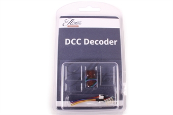 8-pin (harness) 2-function 1.1Amp small & thin (mini) decoder with back EMF - Replaced by DCR-8Pin-HarnessMini-Neo