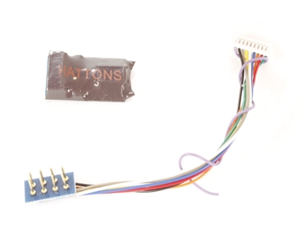 8-pin (harness) 4-function 1.1Amp decoder with back EMF - Pack of 10 - Discontinued