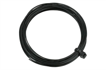 Stranded fine decoder wire - black - 6 metres