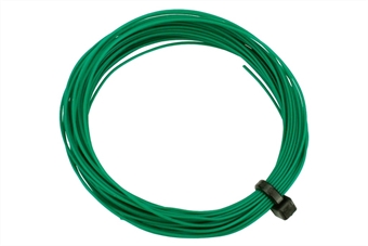 Stranded fine decoder wire - green - 6 metres
