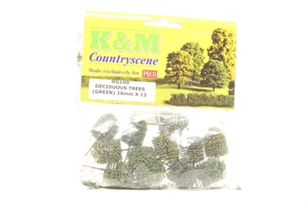 Deciduous trees 18mm - Pack of 12