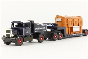 Scammell Ballast with Low Loader + Load 'Pickfords'