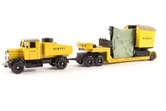 Scammell Ballast Box with Low loader and Crane load - Wimpey