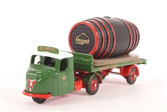 Scammell Scarab Flatbed Trailer with Barrel Load 'Bulmers'