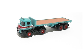 Foden S21 with flatbed trailer "Pollock Road Transport"