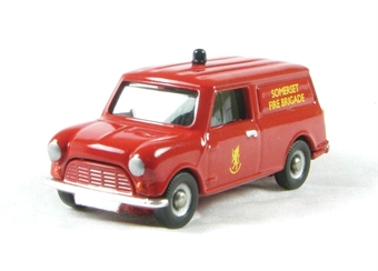 Mini van in Somerset Fire & Rescue livery