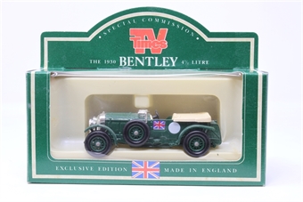 Bentley 4.5 litre saloon in green - unnumbered