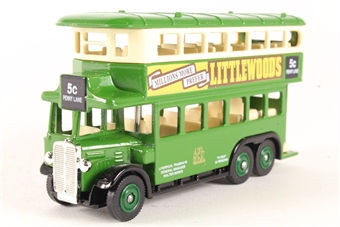 1931 AEC Renown Double Deck Bus - 'Littlewood's Pools'