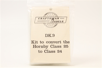 Hornby Class 25 to 24/0 conversion kit