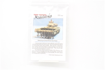 Replacement Etched Brass Flail Chain for Sherman Crab