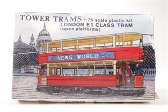 Model Tram Kit - London E1 Class Tram (Open Platforms) OO/HO