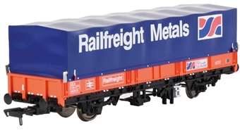 SEA covered hood wagon in Railfreight red with Cardiff Rod Mill branding - 460619