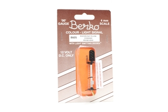 Red/green/ 2 yellow standard round head light signal