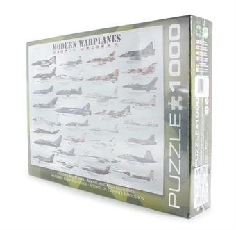 Modern Warplanes 1000pc jigsaw (26.5in x 19.25in)